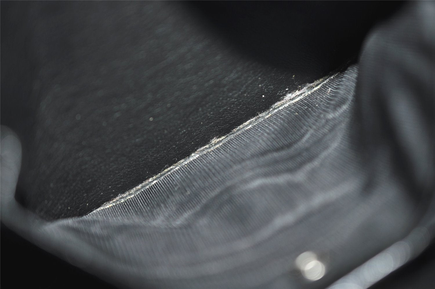 Authentic GUCCI Vintage Tote Hand Bag Purse Leather Black 4576J