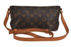 Authentic Louis Vuitton Monogram Trotteur Shoulder Cross Bag M51240 LV 4578J