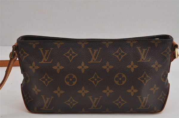 Authentic Louis Vuitton Monogram Trotteur Shoulder Cross Bag M51240 LV 4578J