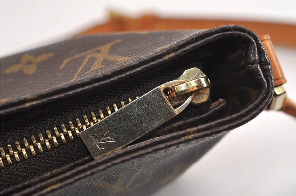 Authentic Louis Vuitton Monogram Trotteur Shoulder Cross Bag M51240 LV 4578J