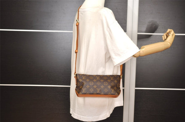 Authentic Louis Vuitton Monogram Trotteur Shoulder Cross Bag M51240 LV 4578J