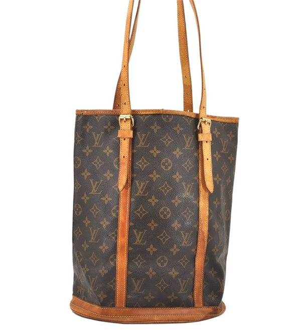Authentic Louis Vuitton Monogram Bucket GM Shoulder Tote Bag M42236 LV 4578K