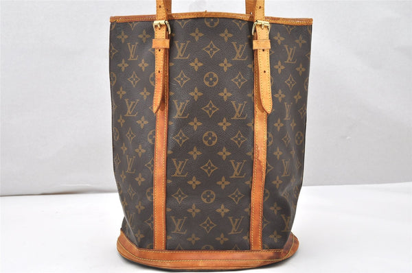 Authentic Louis Vuitton Monogram Bucket GM Shoulder Tote Bag M42236 LV 4578K