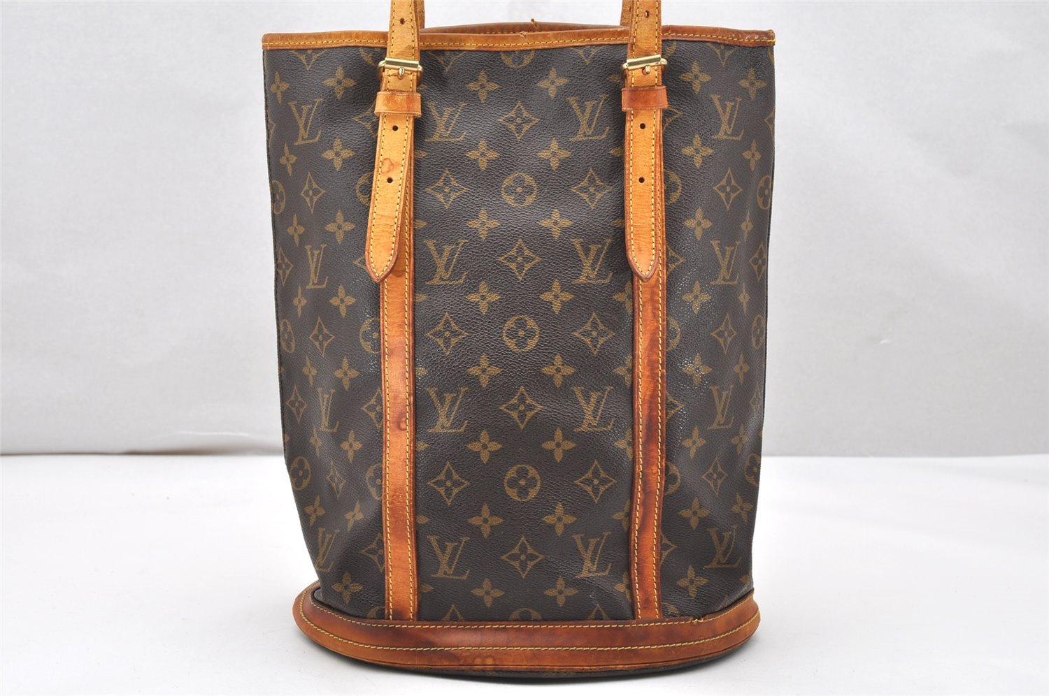 Authentic Louis Vuitton Monogram Bucket GM Shoulder Tote Bag M42236 LV 4578K