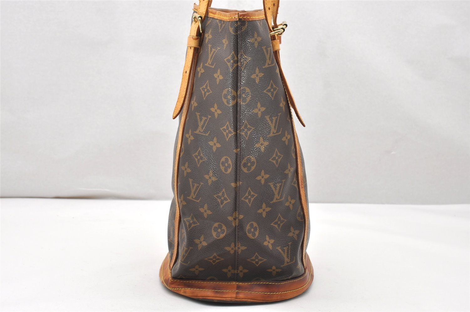 Authentic Louis Vuitton Monogram Bucket GM Shoulder Tote Bag M42236 LV 4578K