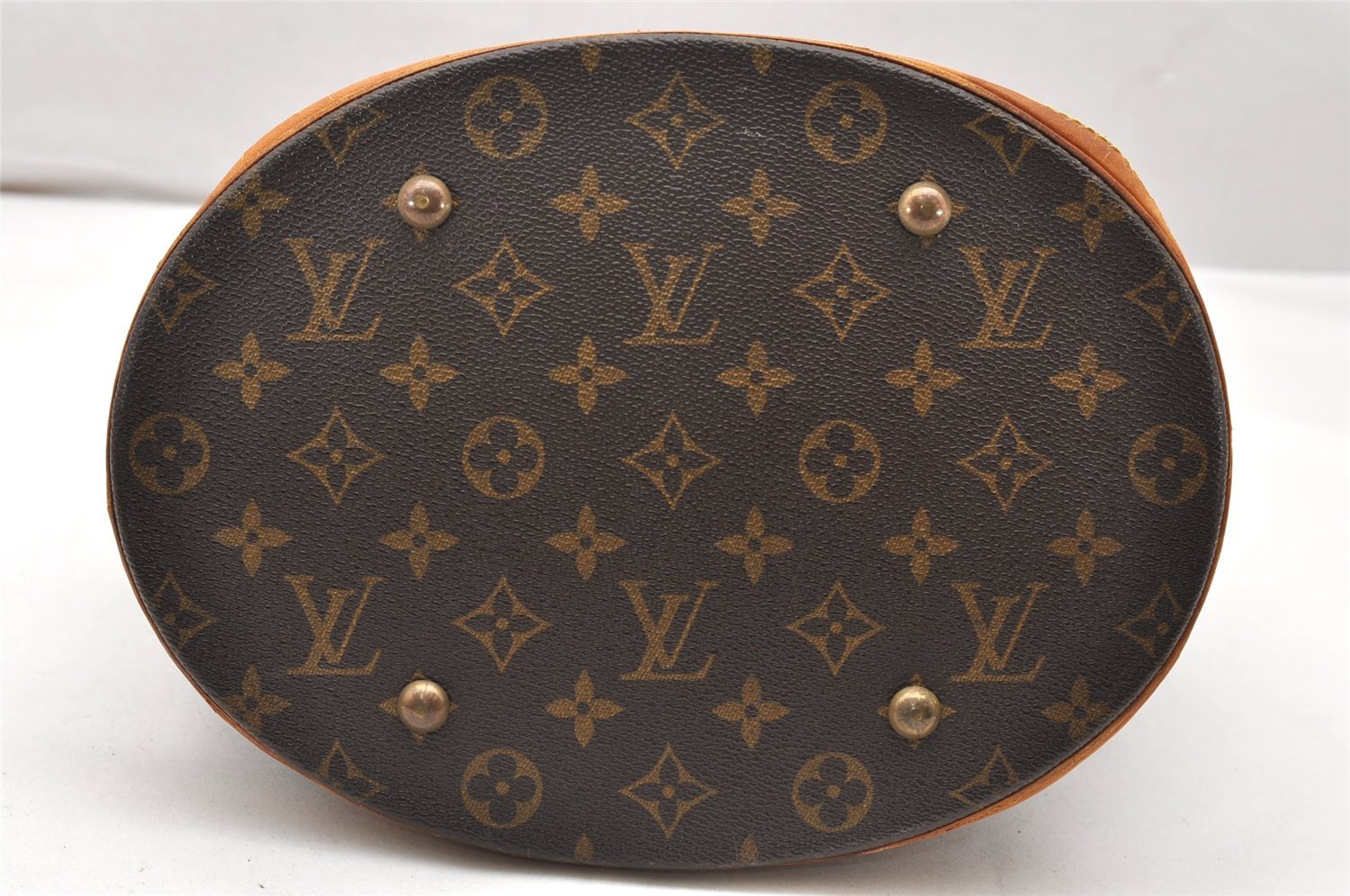 Authentic Louis Vuitton Monogram Bucket GM Shoulder Tote Bag M42236 LV 4578K