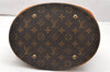 Authentic Louis Vuitton Monogram Bucket GM Shoulder Tote Bag M42236 LV 4578K