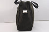 Authentic PRADA Vintage Wool Leather 2Way Shoulder Hand Bag V199R Khaki 4579J