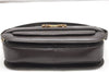 Authentic GUCCI Vintage Shoulder Bag Purse Leather Brown 4579K