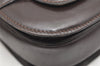 Authentic GUCCI Vintage Shoulder Bag Purse Leather Brown 4579K