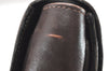 Authentic GUCCI Vintage Shoulder Bag Purse Leather Brown 4579K