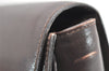 Authentic GUCCI Vintage Shoulder Bag Purse Leather Brown 4579K