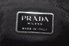 Authentic PRADA TESSUTO COLOR Nylon Leather Shoulder Bag B9977 Navy Blue 4580I