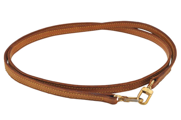 Authentic Louis Vuitton Leather Shoulder Strap Beige 49.8" LV 4580K