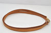 Authentic Louis Vuitton Leather Shoulder Strap Beige 49.8" LV 4580K