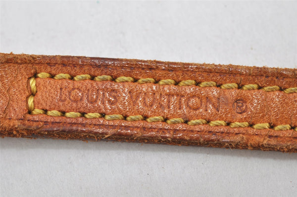 Authentic Louis Vuitton Leather Shoulder Strap Beige 49.8" LV 4580K