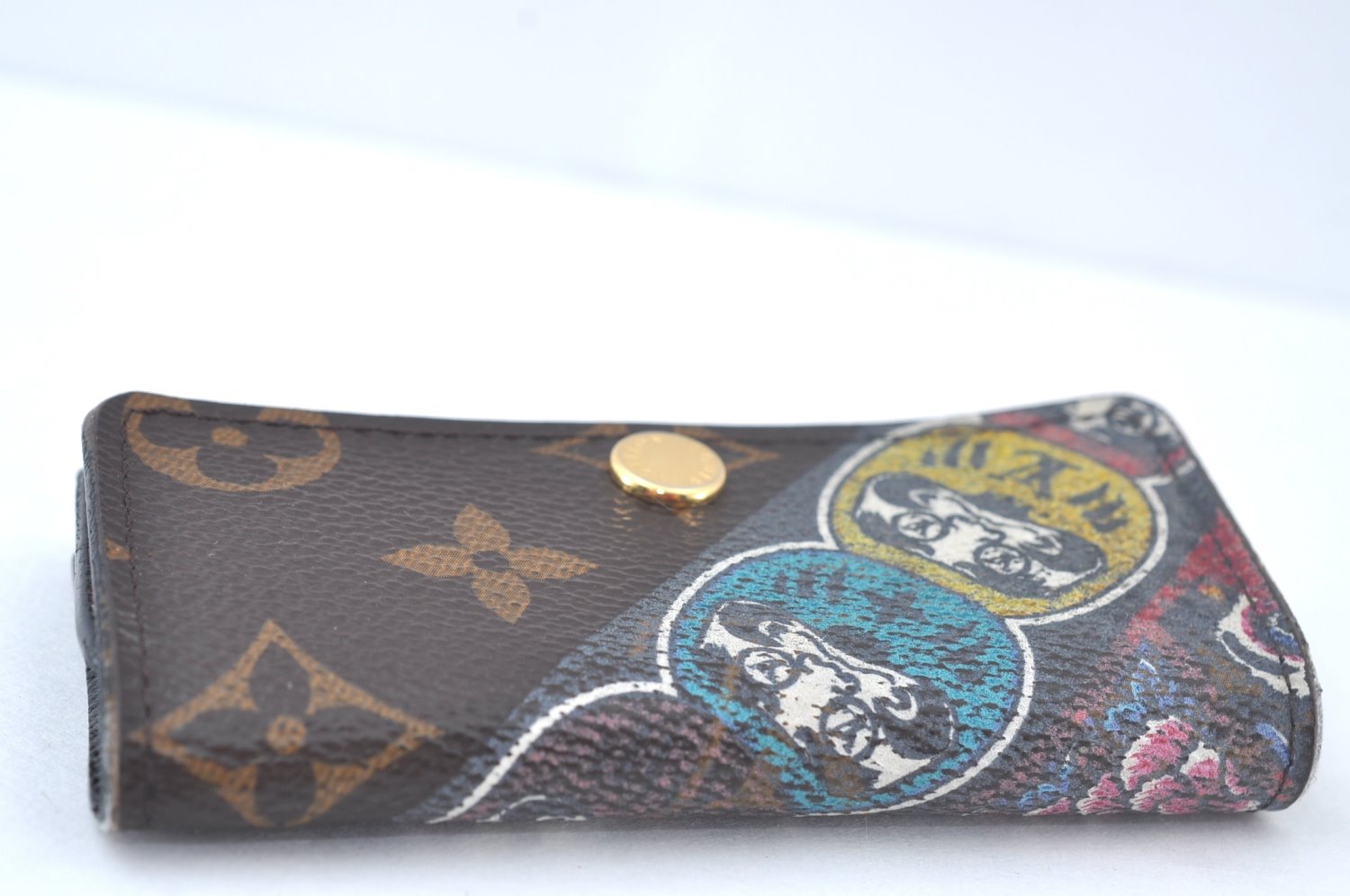 Auth Louis Vuitton Monogram Multicles 4 Four Hooks Key Case M67252 Kabuki  4582J