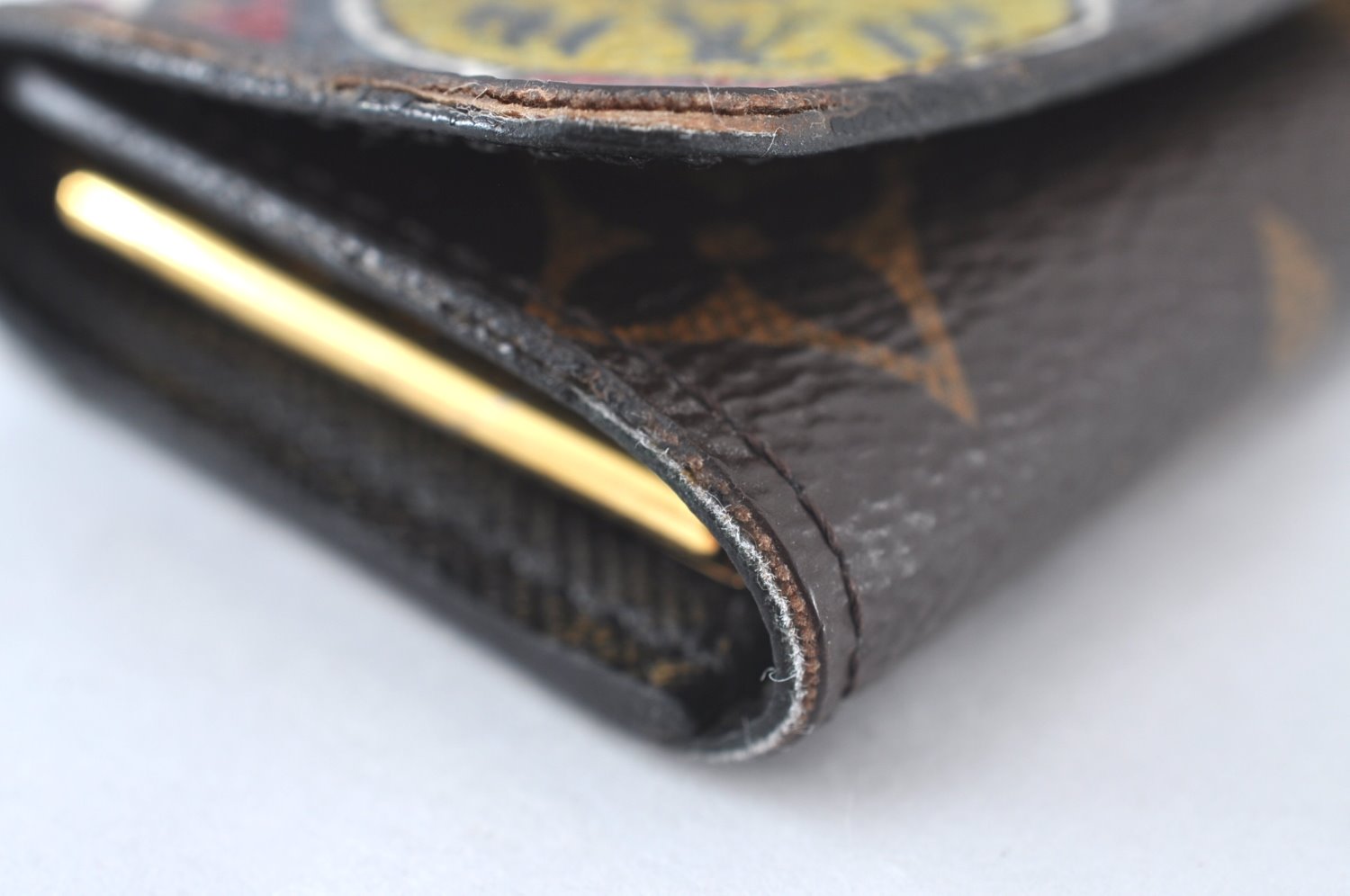 Auth Louis Vuitton Monogram Multicles 4 Four Hooks Key Case M67252 Kabuki  4582J