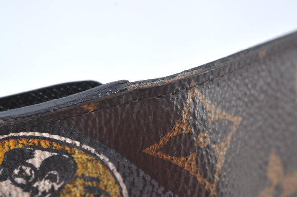 Auth Louis Vuitton Monogram Multicles 4 Four Hooks Key Case M67252 Kabuki  4582J