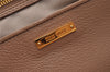 Authentic MIU MIU Vintage Leather 2Way Shoulder Hand Tote Bag Purse Beige 4583I