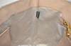 Authentic MIU MIU Vintage Leather 2Way Shoulder Hand Tote Bag Purse Beige 4583I