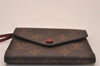 Authentic Louis Vuitton Monogram Portefeuille Victorine Wallet M41938 Pink 4583J