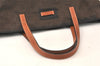 Authentic GUCCI Vintage Shoulder Tote Bag GG Nylon Leather 282439 Brown 4583K