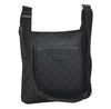 Authentic GUCCI Shoulder Cross Body Bag GG Canvas Leather 122793 Black 4584K