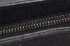 Authentic GUCCI Shoulder Cross Body Bag GG Canvas Leather 122793 Black 4584K