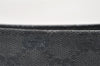 Authentic GUCCI Shoulder Cross Body Bag GG Canvas Leather 122793 Black 4584K