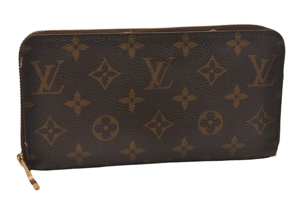 Authentic Louis Vuitton Monogram Zippy Long Wallet Purse M60017 LV 4586J