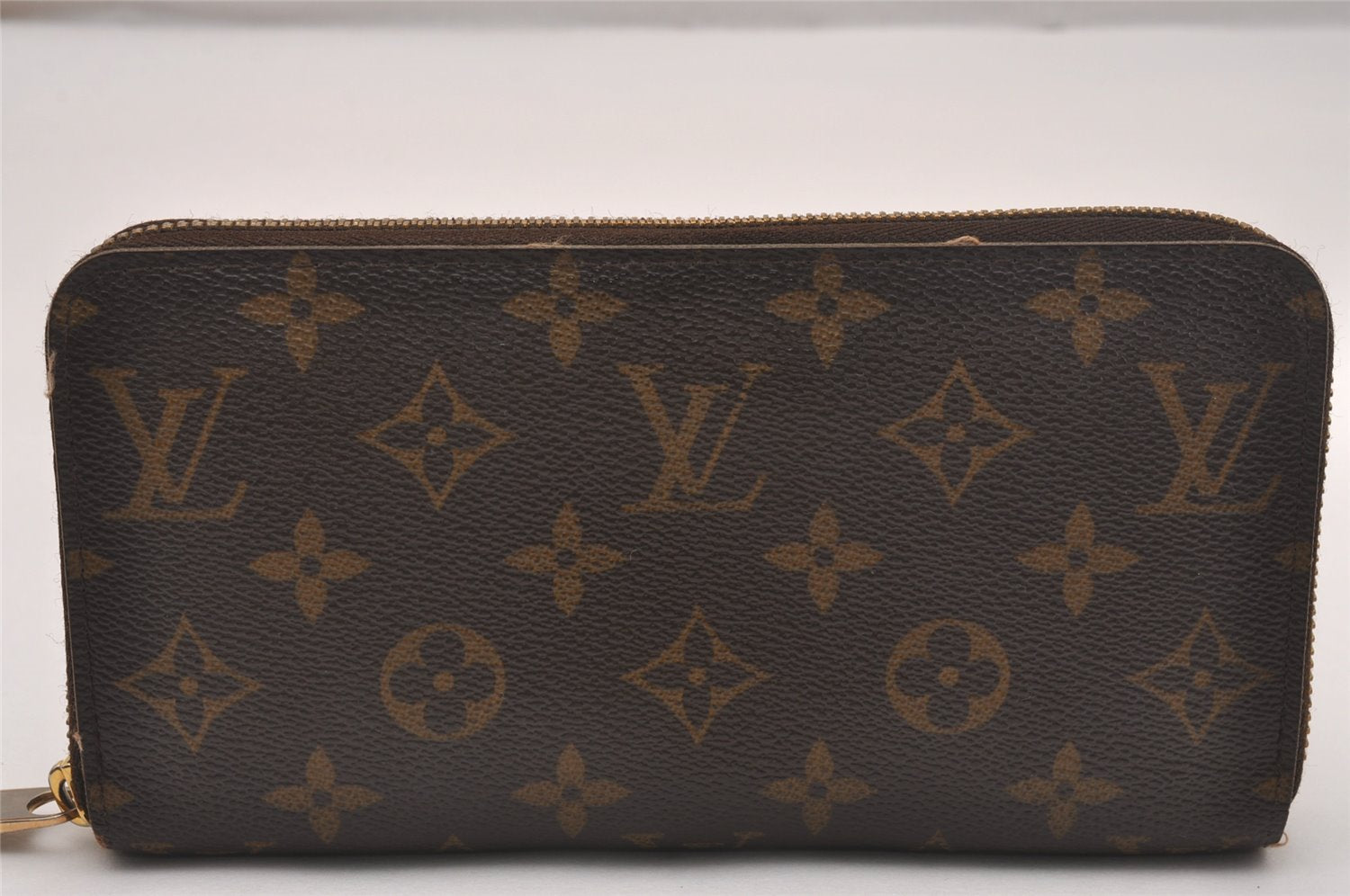 Authentic Louis Vuitton Monogram Zippy Long Wallet Purse M60017 LV 4586J