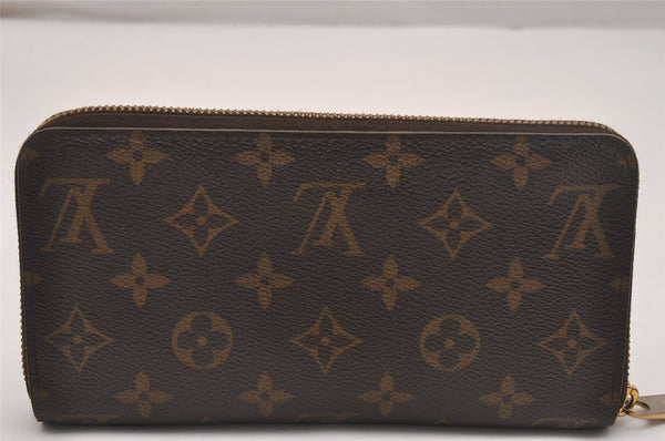 Authentic Louis Vuitton Monogram Zippy Long Wallet Purse M60017 LV 4586J