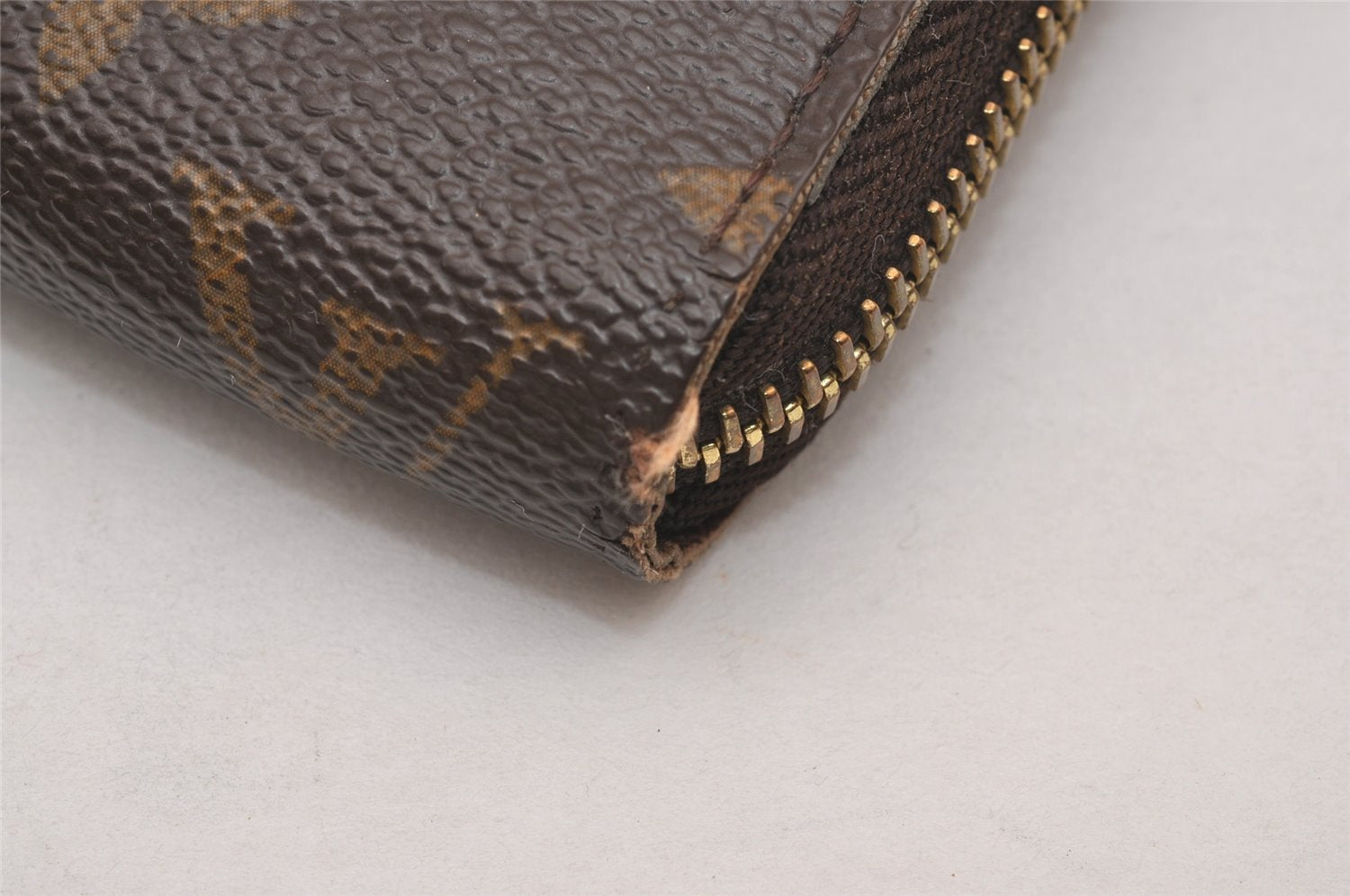 Authentic Louis Vuitton Monogram Zippy Long Wallet Purse M60017 LV 4586J