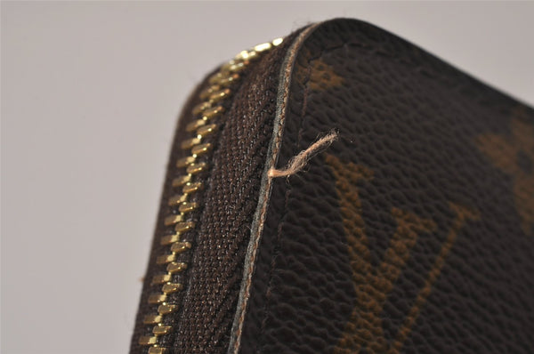 Authentic Louis Vuitton Monogram Zippy Long Wallet Purse M60017 LV 4586J