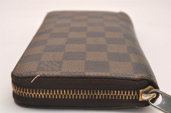 Authentic Louis Vuitton Damier Zippy Long Wallet Purse N60015 LV 4587J