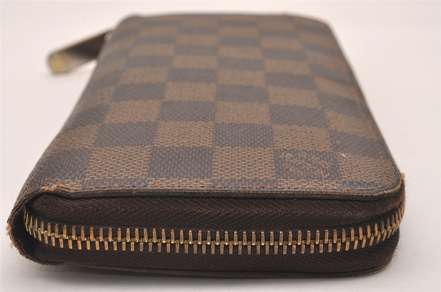 Authentic Louis Vuitton Damier Zippy Long Wallet Purse N60015 LV 4587J