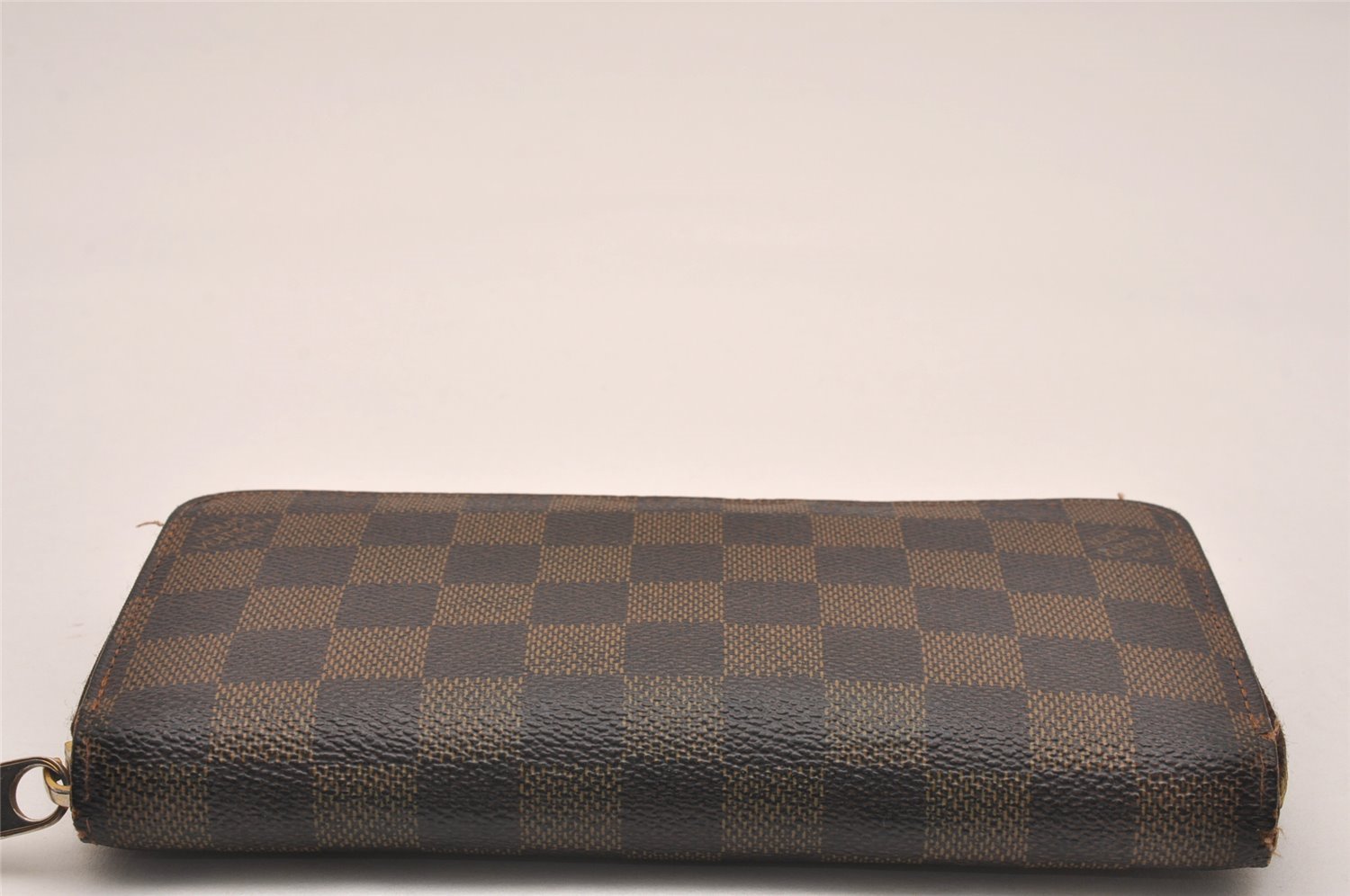 Authentic Louis Vuitton Damier Zippy Long Wallet Purse N60015 LV 4587J