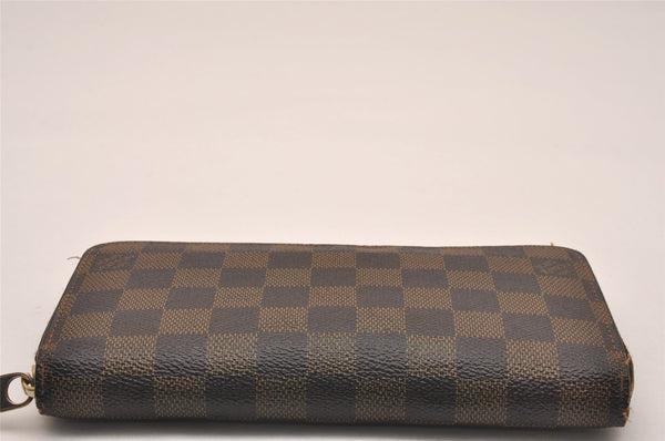 Authentic Louis Vuitton Damier Zippy Long Wallet Purse N60015 LV 4587J