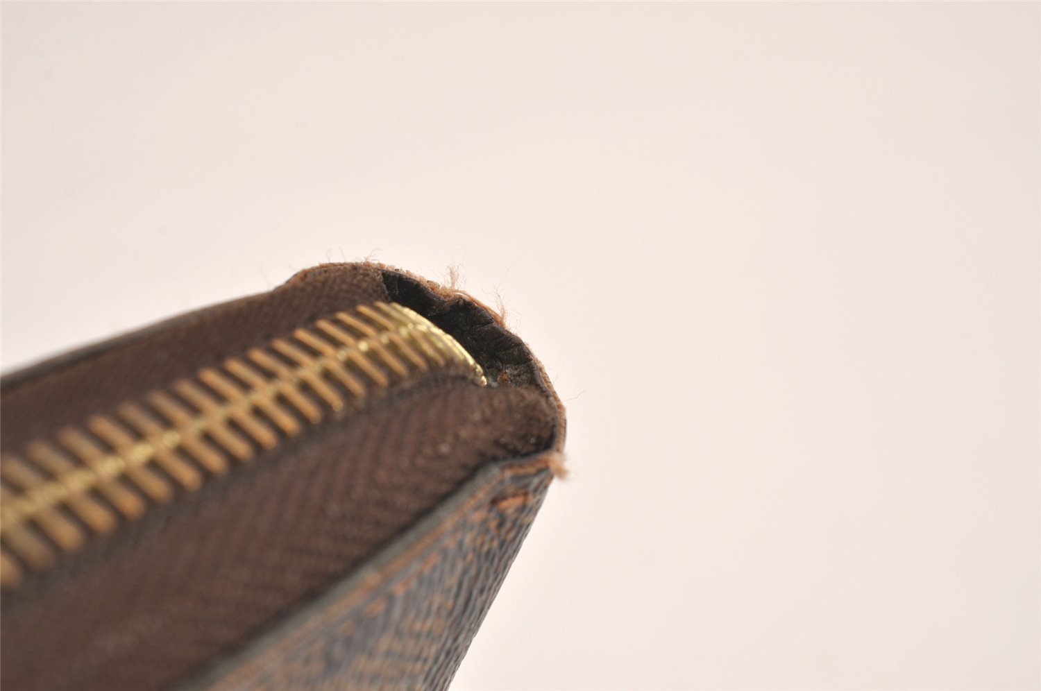 Authentic Louis Vuitton Damier Zippy Long Wallet Purse N60015 LV 4587J