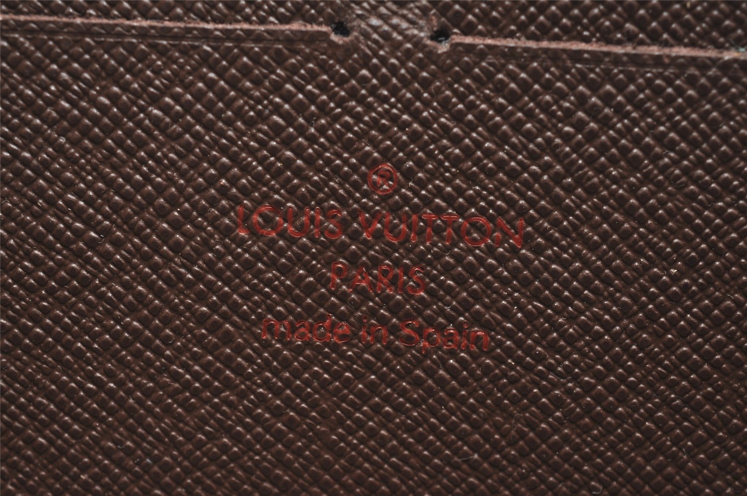 Authentic Louis Vuitton Damier Zippy Long Wallet Purse N60015 LV 4587J