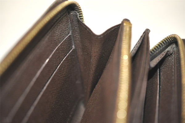 Authentic Louis Vuitton Damier Zippy Long Wallet Purse N60015 LV 4587J