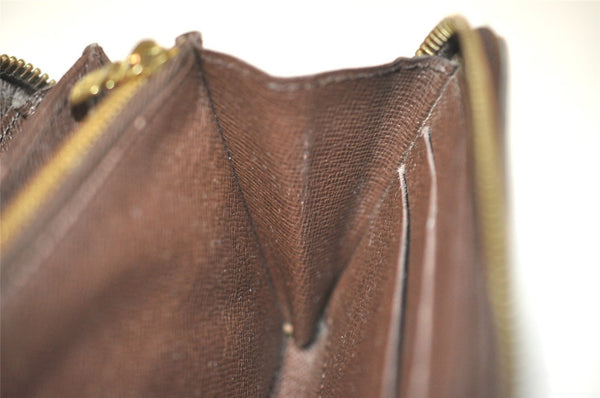 Authentic Louis Vuitton Damier Zippy Long Wallet Purse N60015 LV 4587J