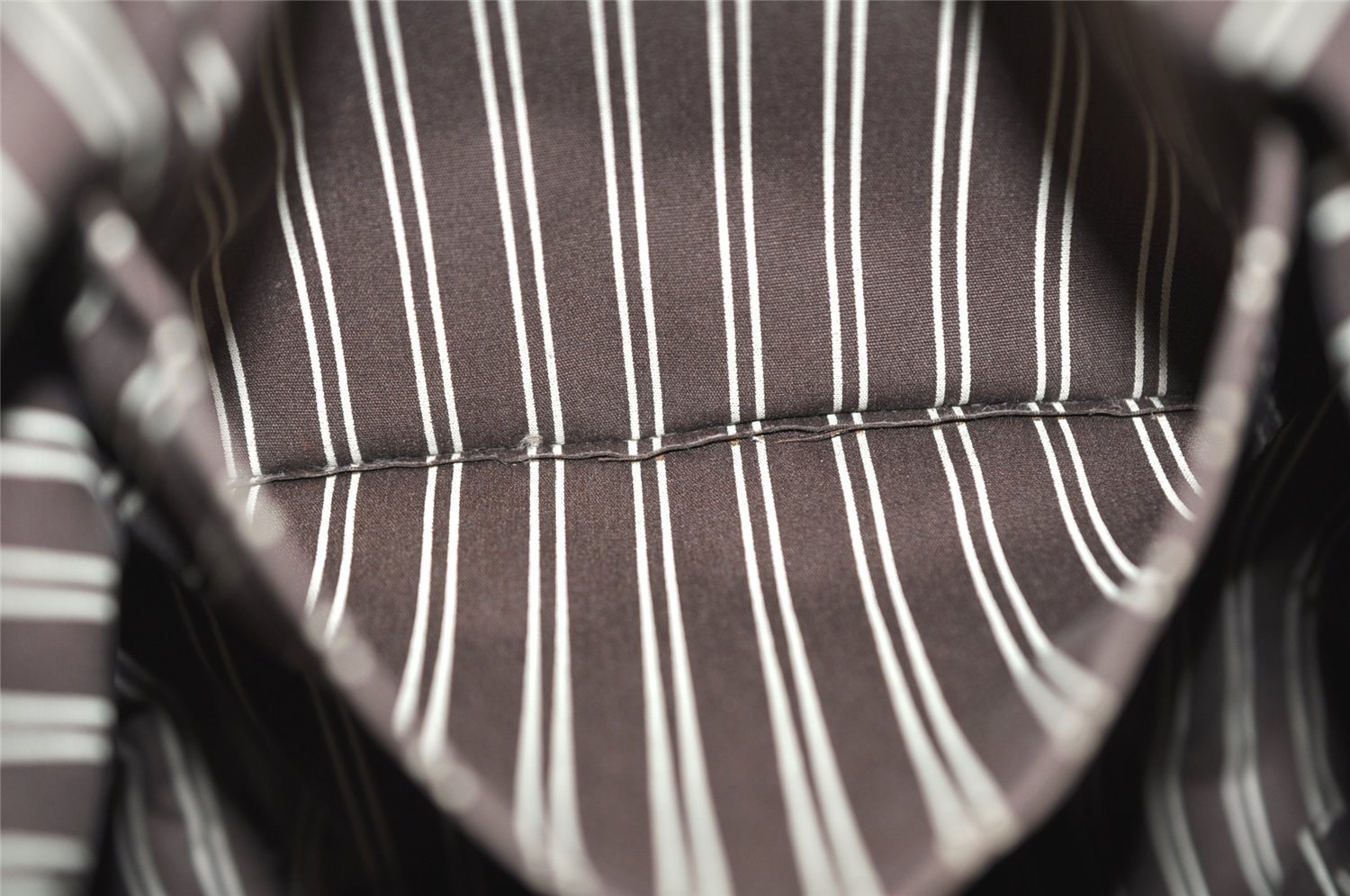 Authentic Louis Vuitton Antigua Cabas MM Tote Bag White Brown M40036 LV 4587K