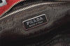 Authentic PRADA Vintage Nylon Tessuto Leather Shoulder Hand Bag Purse Red 4588K