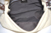 Authentic FENDI Zucca Mamma Baguette Shoulder Bag Canvas Leather Beige 4589I