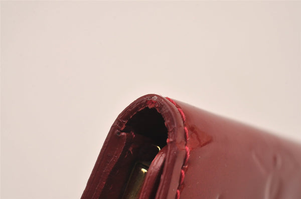 Authentic Louis Vuitton Vernis Multicles 4 Four Hooks Key Case M91976 Red 4589J