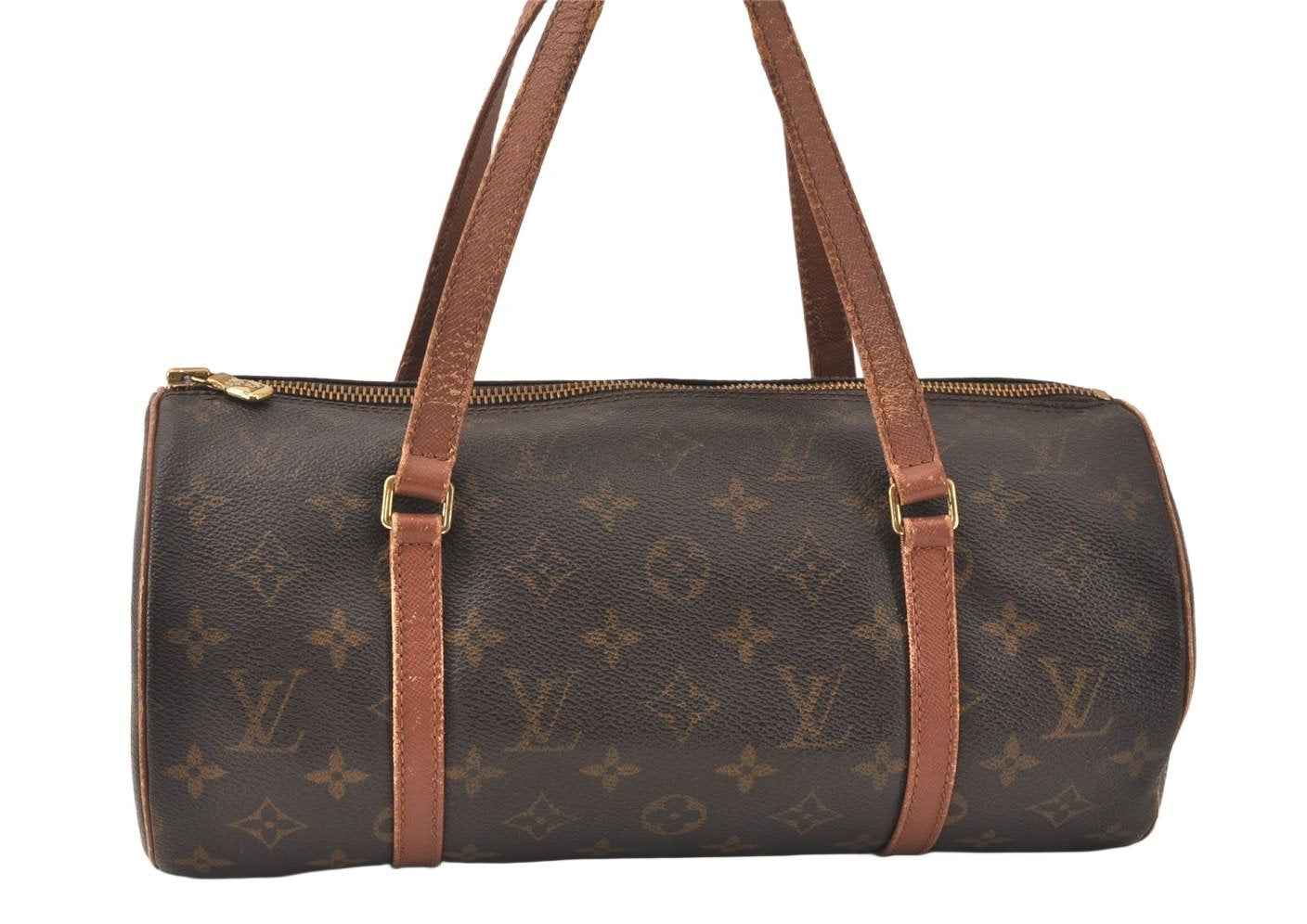 Authentic Louis Vuitton Monogram Papillon 30 Hand Bag Old Model LV Junk 4589K