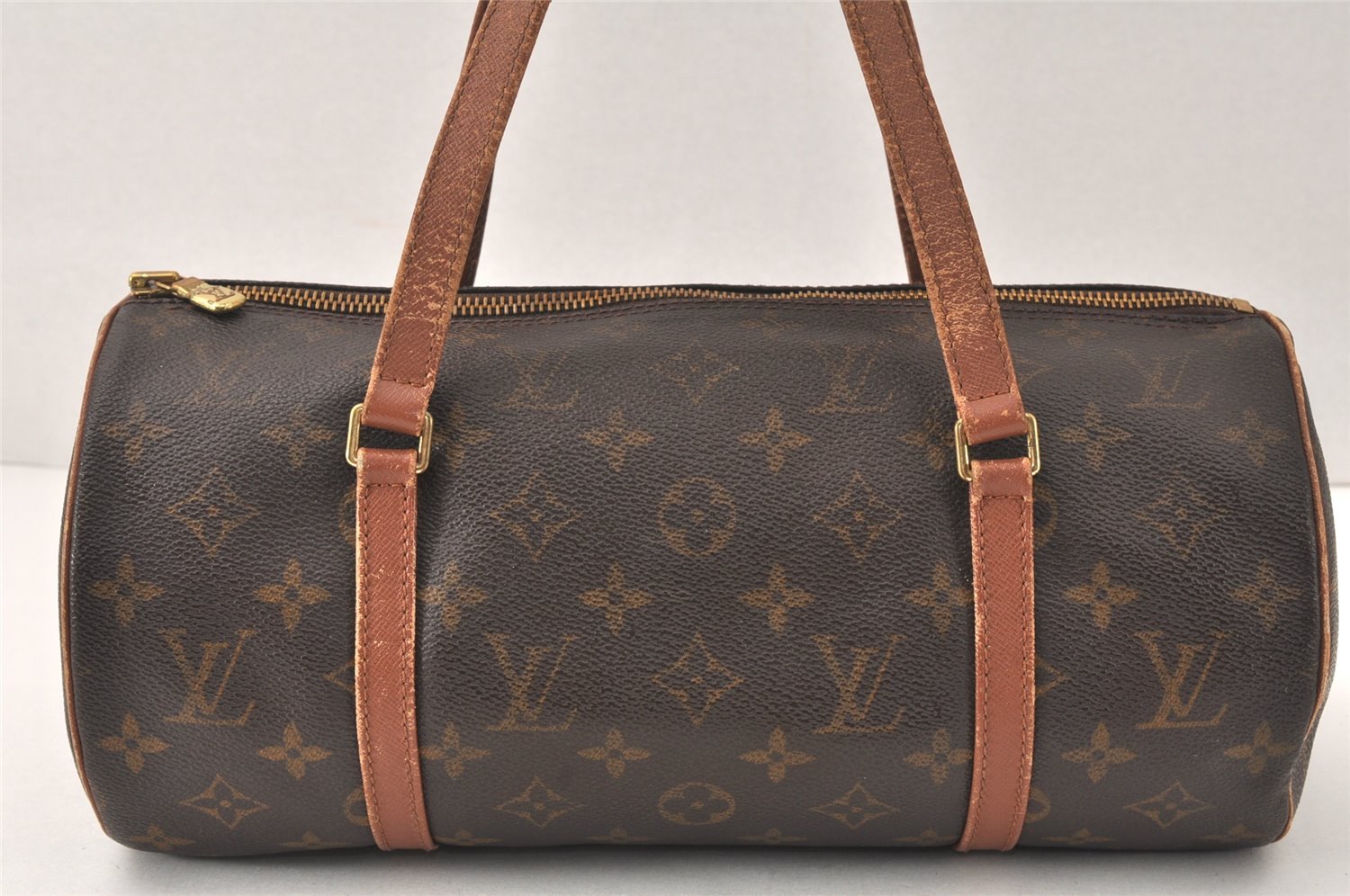 Authentic Louis Vuitton Monogram Papillon 30 Hand Bag Old Model LV Junk 4589K