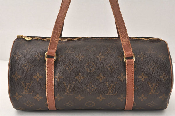 Authentic Louis Vuitton Monogram Papillon 30 Hand Bag Old Model LV Junk 4589K